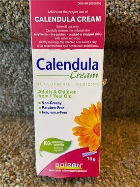 Calendula Cream - Orange Calendula Soothing Skin Cream box is a bit damaged